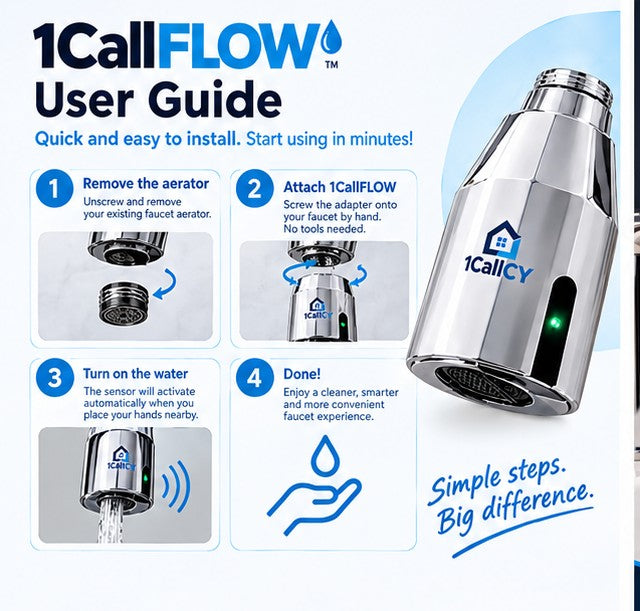 1CallFLOW Touchless Faucet Adaptor