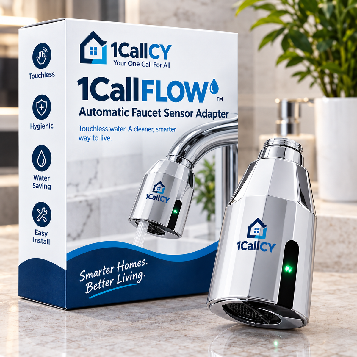 1CallFLOW Touchless Faucet Adaptor